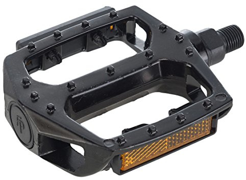 Cicli Bonin CPP287, 1paire de pedales BMX alu Noir