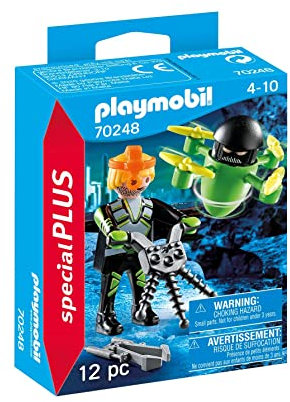 PLAYMOBIL Special Plus 70248 Agent mit Drohne, ab 4 Jahren