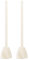 MFUOE Lot de 2 mélangeurs de résine époxy en plastique pour mélange de peinture époxy, peinture au latex, vernis et revêtement (blanc)
