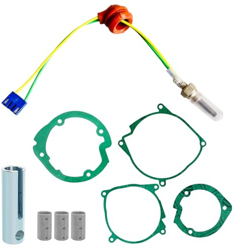 Glühkerzen Standheizung, 9 Stk Glühkerze Diesel Standheizung Keramik pin glühkerze Kit Parkheizung Auto Lkw Kompatibel mit 12V 2KW 5KW 8KW Diesel Heizung Ersatzteile