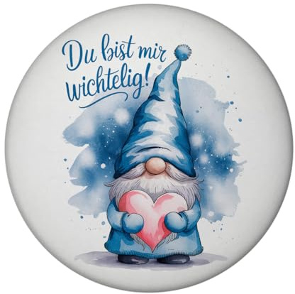 Du bist Mir wichtelig! Wichtel Magnet Lustiger Magnet mit Wichtel-Spruch