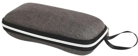 glasögonfodral， Solglasögonlåda Glasögonlåda Dragkedja Bärbar EVA-glasögonskyddslåda(Grey)
