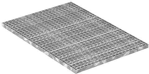 Fenau - Industrie-Rost, 1000 x 700 x 30 mm, MW: 30/30 mm, Materialstärke: 3 mm - Radlast: 2,29 kN/Flächenlast (m²): 11,76 kN, feuerverzinkt, Pressrost, Gitterrost oder Garagen-Rost, Stab-in-Stab