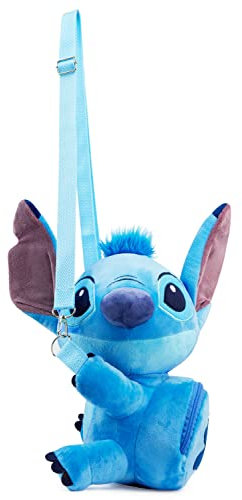 Disney Handtasche Kinder Mädchen Stitch Tasche Minnie Kindertasche Mädchen Cute Plüsch Geschenke für Kinder Teenager und Frauen (Blau Stitch)
