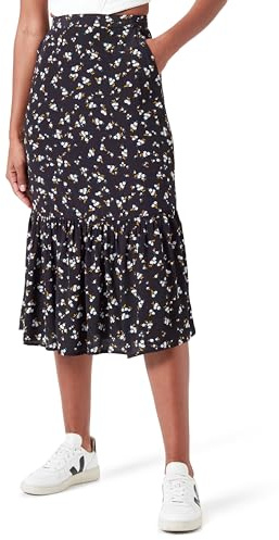 Tommy Jeans Gonna Donna Floral Ruffle Lunghezza Midi