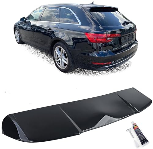 Performance Heckspoiler Schwarz Glanz passt für Audi A4 B9 8W 15-22 Avant
