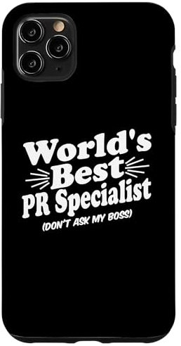 Hülle für iPhone 11 Pro Max Weltbester PR-Spezialist Lustige Männer Frauen
