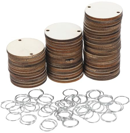 HAPINARY 50st Holzspan Selber Machen Erinnerungstafel Kalenderscheiben Handdekor Geburtstagskalender Geburtstagstafeln Discs Haushaltsgeräte Haushaltswaren Wohnkultur Hausbedarf Hölzern