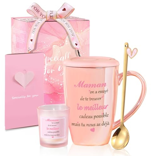 Binoster Cadeau Maman Tasse A Cafe Cadeau Anniversaire Maman Idee Cadeaux Fete Des Meres Personnalisé Mug Cafe Mum Cadeaux Noel Présent Saint Valentin Pour Mum Tasse Expresso