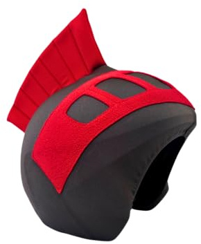 COOLCASC Knight - Universal Fit Ski Helmet Cover - Customise Your Kids ski Helmet with a Fun and Cute Protective Cover - Snowboarding & Skiing Accessories - One Size fits All