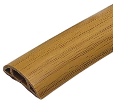 Cooalinar Canaline Passacavi da Muro Esterno,Passacavi Pavimento for Protezione Cavo,Canalina per Cavi in PVC Flessibile,Passacavo A Pavimento,Canalina Calpestabile,Materiale in PVC