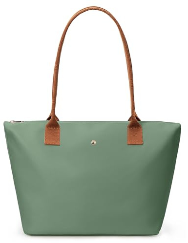 KALIDI Handtasche Damen Groß Shopper Tasche Damen Tote Bag Wasserdicht Arbeitstasche Schultertasche Für Arbeit Büro Reisen Einkaufen Schule (green)