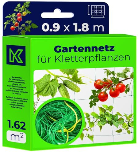 KADAX Red de enrejado de 0,9 x 1,8 m para plantas trepadoras, tomates y pepinos, red para plantas, red para tomates, enrejado para invernadero, red de pepinos, red para plantas