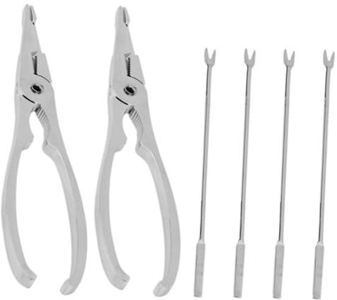 MUELODSIC Juego de 6 Herramientas para Mariscos y Galletas de Cangrejo Acero Inoxidable 304 Diseño Ergonómico Antideslizante para Uso Doméstico y Gastronómico Set 3 Piezas