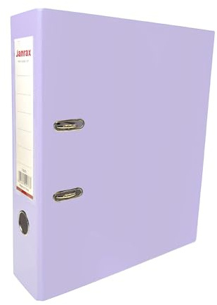 A4 Pastel Purple Paperbacked Lever Arch File by Janrax