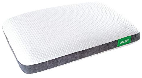 Cariloha Luxurious Cooling Classic Pillow | Standard | White | 32x20 | Viscose Material | Naturally breathable, Hypoallergenic, and Moisture wicking