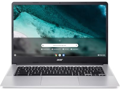 acer Chromebook 314 CB314-3HT-C9VS | Intel Celeron N4500 | 14 Zoll Full HD IPS Touch Display | Intel UHD Grafik | 4 GB LPDDR4X | 128 GB eMMC | Wi-Fi 6 | DTS Audio | Chrome OS | Pure Silver