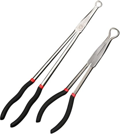 Neamou 11/16inch Electrical Disconnect Pliers, Kraftstoffleitung Verbinder Kabelschuhzange, Glühkerzen Ausbohrwerkzeug Zangen Frontgreifzange