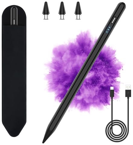 Tablet Stift für Android Stylus Pen für Samsung/Huawei/Lenovo/Vivo/Mi Tablets & Handys, Universal Stift mit Hoher Präzision und Neigungs Empfindlichkeit(Schwarz)