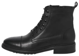 JACK & JONES Men's Jfwwentworth Leather Boot Sn, black, 9.5 UK