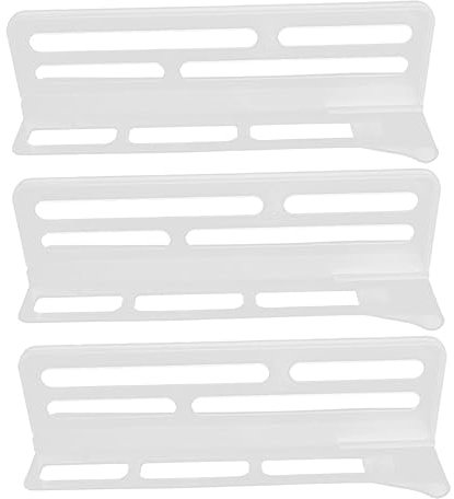 DOITOOL 3piezas Tablero De Almacenamiento Divisorio Para Refrigerador Separador Compacto Para Organización y Almacenamiento Cocina Placa Divisoria Para Uso Diario