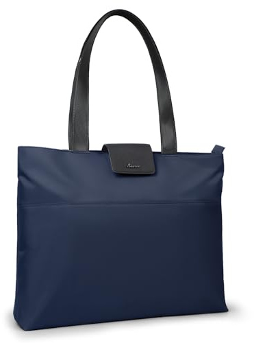 SIMTOP Shopper Tasche Damen Groß mit Reißverschluss 16,2 Zoll Laptop Handtasche Polyester Tote bag Henkeltaschen für uni Sporttasche Schule Strandtasche Shopping Arbeitstasche Reisen