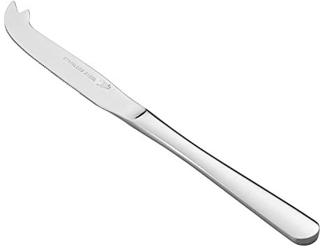 Tala Performance Stainless Steel Cheese Knife, Premium Mirror Polish Finish, Ideal for Soft & Hard Cheeses, Ergonomic Handle, Dishwasher Safe, Metallic Silver
