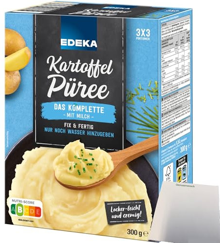 Edeka Kartoffelpüree komplett mit Milch (300g Packung) + usy Bock