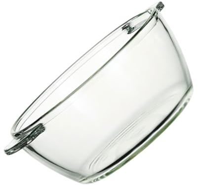 IMIKEYA Bol Verre Transparent Grand Format pour Salades Nouilles Et Services Saladier Multifonction Household avec Design Simple Et Corps Clair