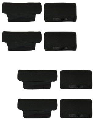 minkissy 2 Sätze Armkrückenpolster unterarm sleeve armlehnen polster blacki Gehstockpolster Gehhilfen Krückenkissen Krückenmatten für ältere Menschen Innen: Umweltfreundlicher Memory-Schaum