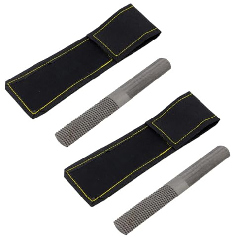 KONTONTY 2 Ensembles de Limes en Acier Carbone pour Sculpture et Façonnage du Bois et Métal, Outils à Main Multifonctions pour Travail de Menuiserie