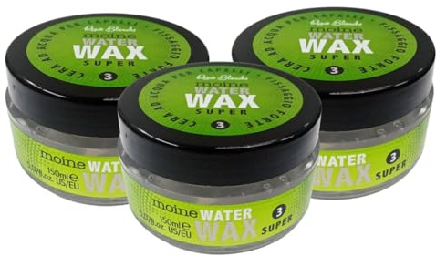 Cera Ad Acqua Capelli Moine Water Wox Super Fissaggio Forte 150 Ml (3 Unità)