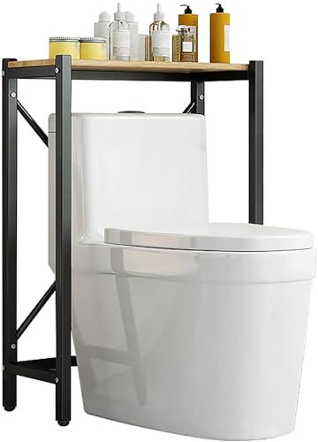 Estante de almacenamiento multifuncional para lavadora con fuerte capacidad de carga y patas antideslizantes ajustables, ahorro de espacio, estante de almacenamiento para encima del inodoro, color
