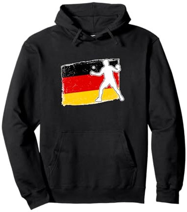 Tischtennisspieler Deutschland Flagge Tischtennis Pullover Hoodie