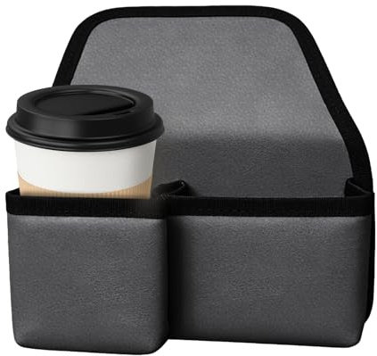Frfik Organizador de piel sintética para puerta de coche, almacenamiento para ventana de coche, práctica de almacenamiento para puerta lateral, ayuda para viajes, negocios, camping, cär, SUV y