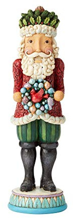 ENESCO Heartwood Creek Jim Shore 6004190 Winters Warm Wonders Wonderland Nutcracker - Nutcracker - The and the Mouse King Figurine - Multicolored with glitter finish