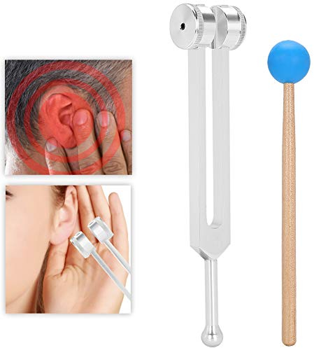 Stimmgabeln mit festen Gewichten, Stimmgabel, Heilstimmgabel OM136.1 Yoga-Stimmgabel aus Aluminiumlegierung Klangheilungstherapie Stimmgabel mit Hammer