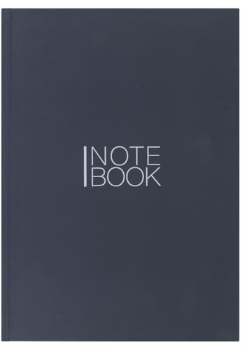 Stylex 76350 - Premiumkladde im DIN A4 Format, punktkariert, mit 192 Seiten und Hardcover in Schwarz