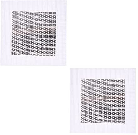 UKUSI Aluminum Wall Repair Patch,4inch Self Adhesive Screen Patch,2pcs Fiberglass Wall Repair Patch for Drywall Plasterboard (4 INCH)