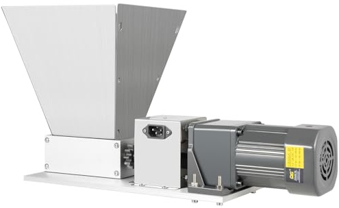 Mulini per cereali elettrici del mulino dell'acciaio inossidabile 220V del mulino dell'uva dell'acciaio inossidabile 4L 2 rotolo 60W per la produzione di orzo, grano, malto, riso, uva e sesamo