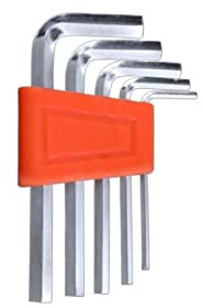 5/8/11 piezas Llave Allen Llave métrica Llave en pulgadas L Llave tamaño Llave Allen Juego de herramientas de brazo corto Fácil de llevar en el bolsillo (Color : Black 8PCS Metric) (Black 8pcs m