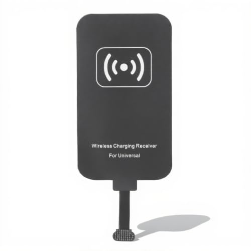 Superschneller 10 W Typ C Qi kabelloser Ladeempfänger, 5 V 2 A ultradünnes kabelloses Ladepad für Samsung, Huawei, LG, Motorola, HTC und andere USB-C-Handys