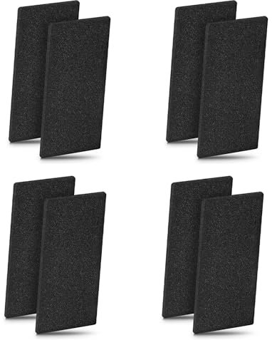 EUZUXU 8 Pezzi Filtro per Bauknecht Privileg Whirlpool HX 481010354757, Filtro per Asciugatrice Whirlpool in Schiuma 225x107x8 mm, Filtro Ricambio Pezzi per Asciugatrice