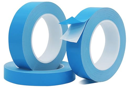 Aairhut Cinta térmica de 25 m x 15 mm x 0,2 mm de doble cara para disipadores de calor, cinta térmica de alta conductividad para LED, IGBT, chips IC, CPU/GPU de ordenador, módulos, tubos MOS y SSD