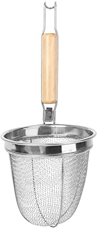 Dsdhuf Passoire à Nouilles Panier à Nouilles en Acier Inoxydable Panier de Service Multifonction Passoire de Cuisine ÉGouttoir Ustensile de Cuisine