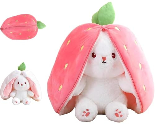 YEWCEP Hase Kuscheltier, Osterhase Plüsch mit Reißverschluss, Ostergeschenke, für Ostern, Valentinstag, Weihnachten, Geburtstagsgeschenke, Neujahrsgeschenke