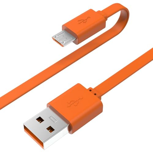 Zosvoses Cable micro USB para altavoces JBL compatible con JBL Clip 3, Clip 2, Flip 4, Flip 3, Flip 2, Charge 3, Charge 2, Pulse 3, Pulse 2, GO 2, Micro II, Trip, Link 20 altavoz portátil
