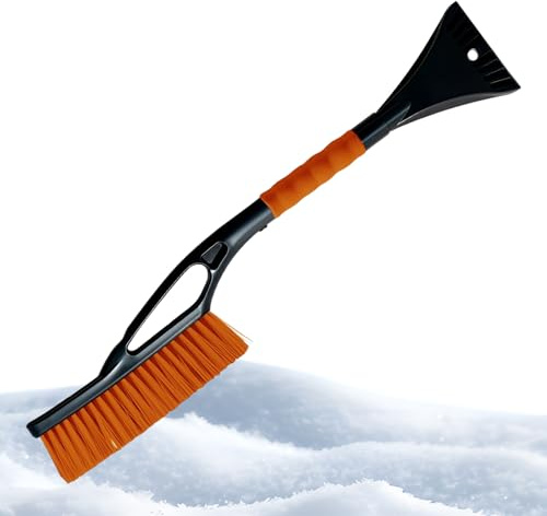 Dewireaey Cepillo Quitanieves para Coche | Rascador de Hielo y Nieve para Parabrisas de Automóvil | Herramientas de Limpieza para Vehículos Turismos SUV Scooters Cristales Ventanas