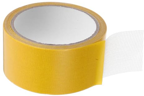 Zerodeko Cinta Adhesiva De Doble Cara Removible 5 Cm x 9 m Para Suelos y Alfombras, Cinta Adhesiva Fuerte Antideslizante, Multiusos Para Manualidades, Cortinas y Cuadros