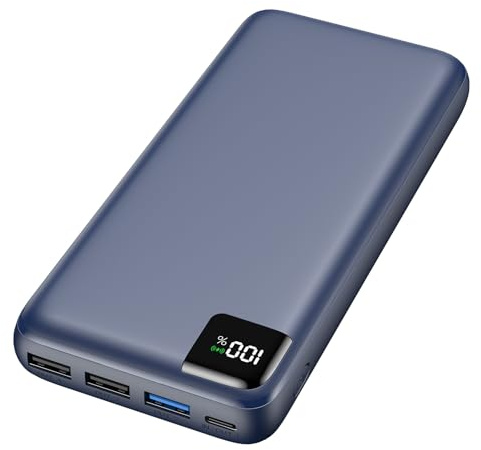 A ADDTOP Power Bank 20000mAh - 22.5W Bateria Externa Carga Rapida con USB C - PD 3.0 QC 4.0 Bateria Portatil con 4 Salidas Cargador Portátil para Teléfono Tabletas